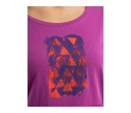 Mayflower NEON1 : Tee-shirt manches longues rose fushia 100% coton éclatant