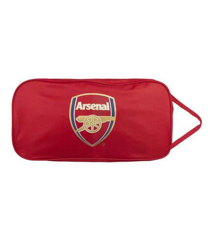 Arsenal FC Foil Print Boot Bag (Gold/Red) (One Size) - UTTA11669