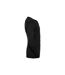 Russell Collection Mens Cotton Acrylic V Neck Sweatshirt (Black) - UTPC5749