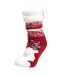 Isotoner Chaussettes d'intérieur femme en maille, doublé sherpa, antidérapante-1