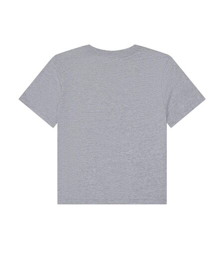Womens/ladies Heavy Boxy T-shirt Athletic Heather Bella + Canvas