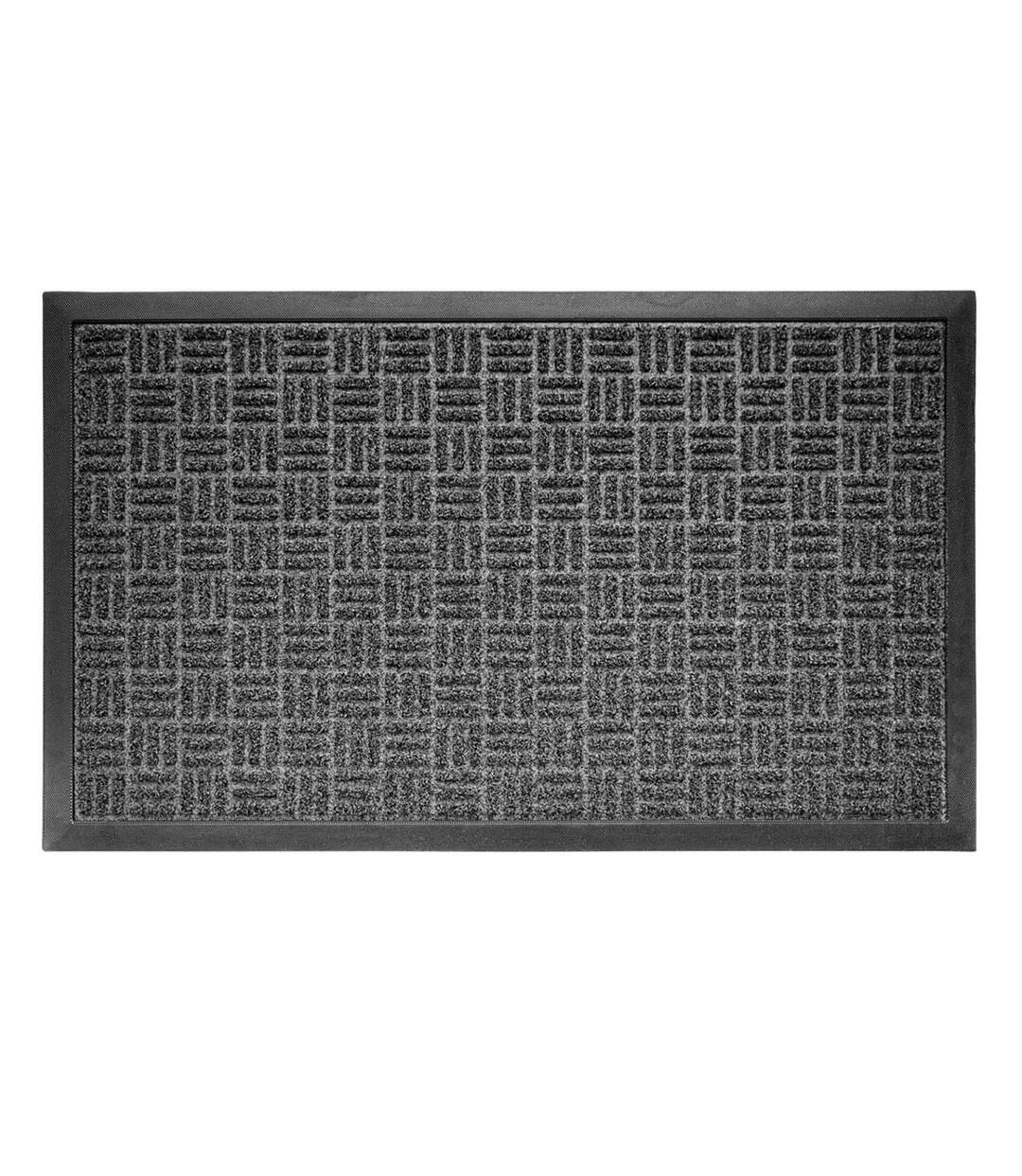 Tapis d'Entrée Grattoir Jason 45x75cm Noir-1