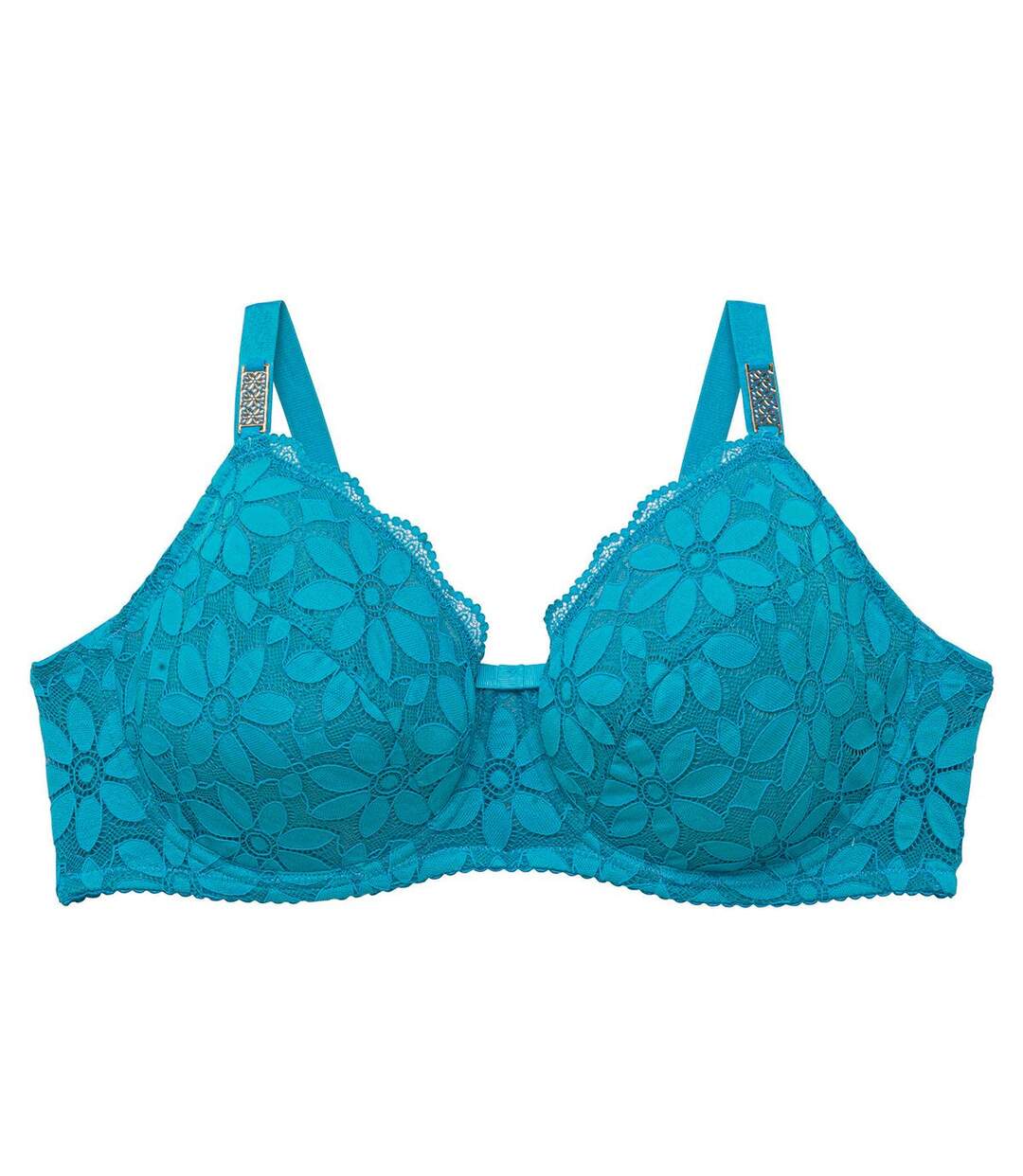 Soutien-gorge à armatures turquoise Fossette-1