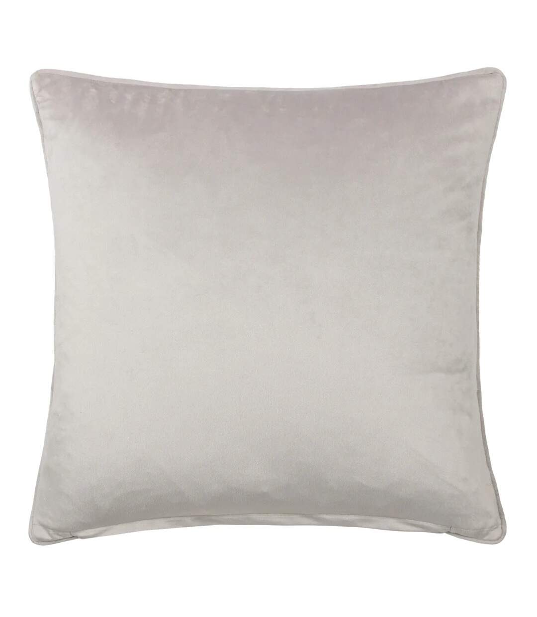 Stratus piping detail jacquard cushion cover 45cm x 45cm grey Paoletti