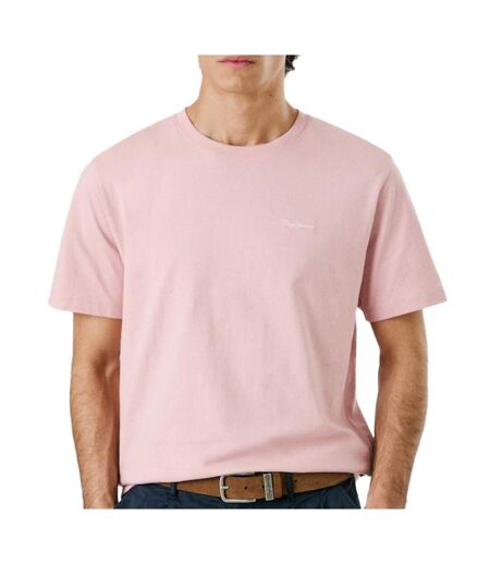 T-shirt rose homme pepe jeans contrast connor - l