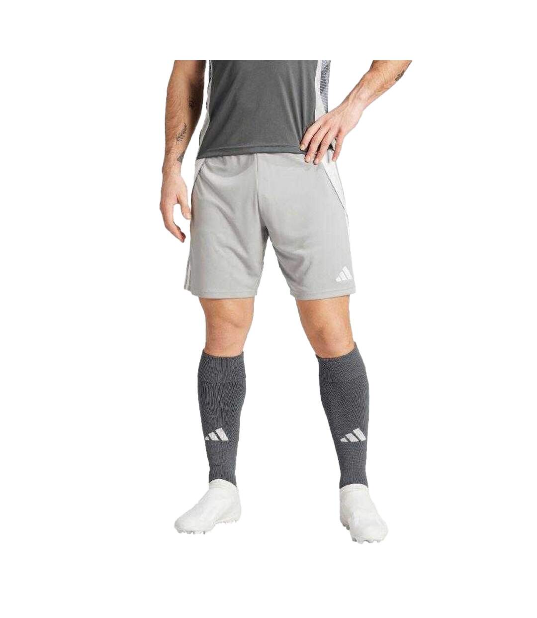 Short Tiro Homme Gris Adidas-3