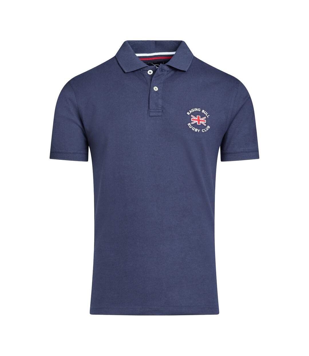 Polo homme bleu marine Raging Bull-1