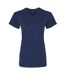 T-shirt Softstyle Femme Bleu Marine Gildan-1