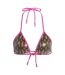 Haut De Maillot De Bain Motif/style Paillette Ivy Park Femme Marron Adidas-2