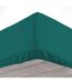 Drap Housse en Coton Biolina 90x190cm Émeraude-1