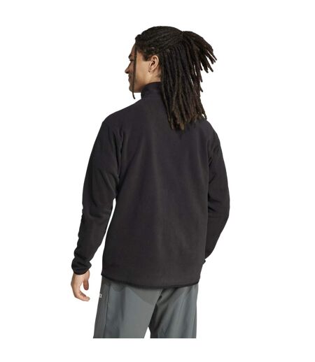 Mens Terrex Multi Essentials Half Zip Fleece Jacket Black Adidas