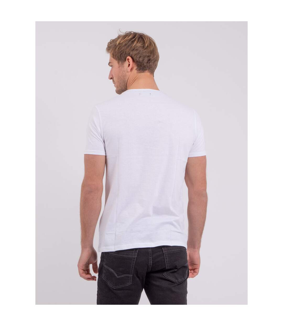 T-shirt col rond pur coton NEDER-2