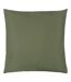 Plain outdoor cushion cover 55cm x 55cm olive Furn