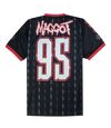 Amplified - T-shirt MAGGOT FC - Homme (Noir / rouge / blanc) - UTGD225