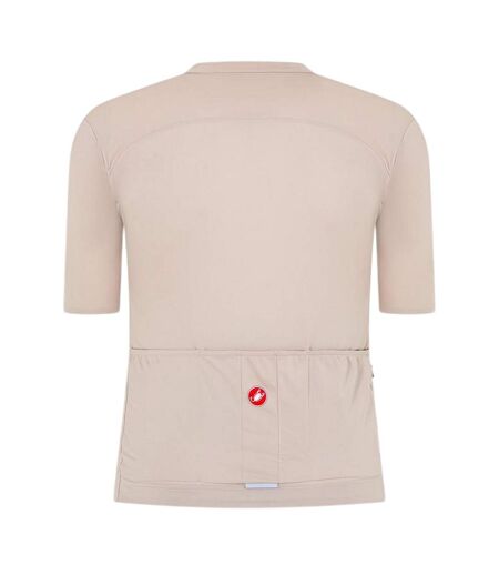 Maillot De Cyclisme Manches Courtes Prologo Lite Homme Orange Clair Anthracite Castelli