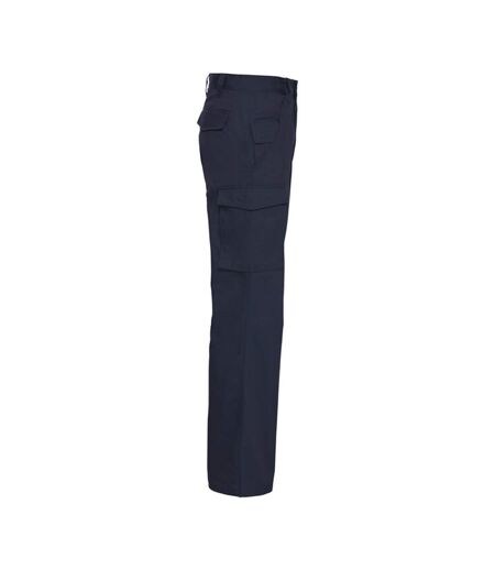 Pantalon Travail Homme Bleu Marine Français Russell