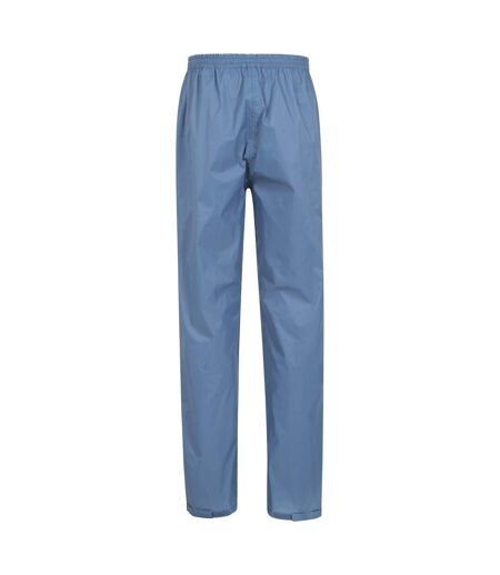 Womens/ladies Pakka Waterproof Over Trousers Blue Mountain Warehouse
