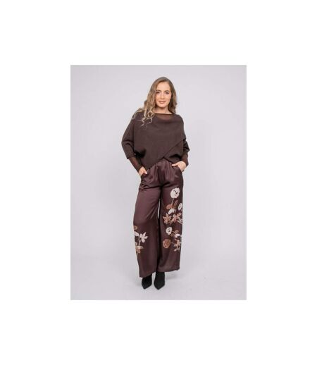 Pull court base croisée et manches chauve-souris KENDY - Dona X Lisa