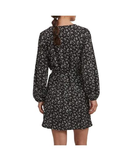 Robe Noir à fleurs Femme Vila Neya - M