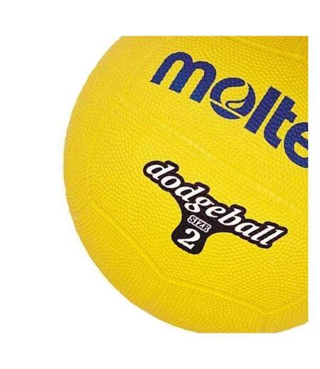 Balle Pour Balle Au Prisonnier En Caoutchouc Db2 Taille Unique Jaune Molten