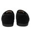 Dunlop - Chaussons homme à carreaux noirs anthracite rembourrés-2