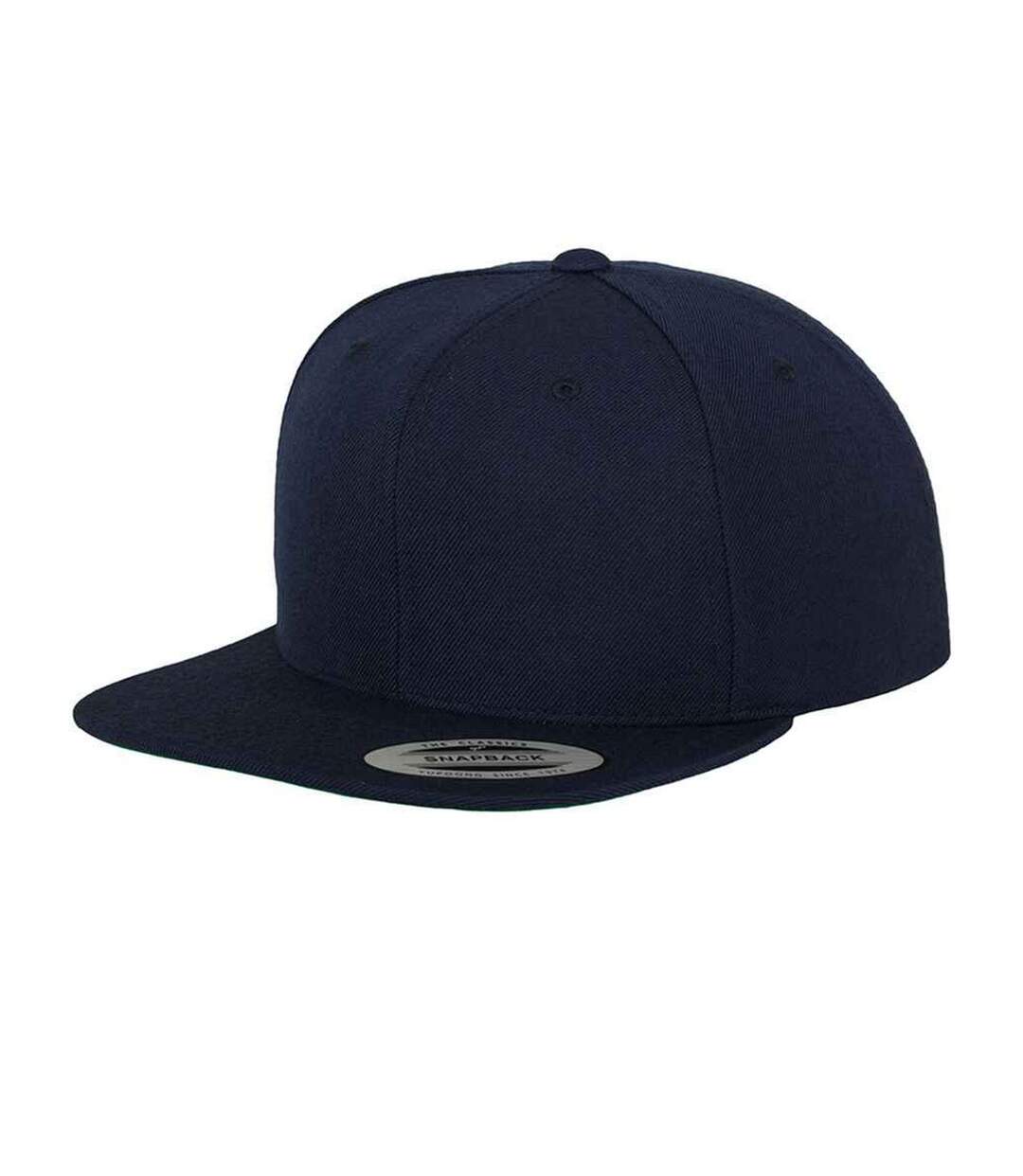 Casquette ajustable classic homme bleu marine foncé Flexfit-1