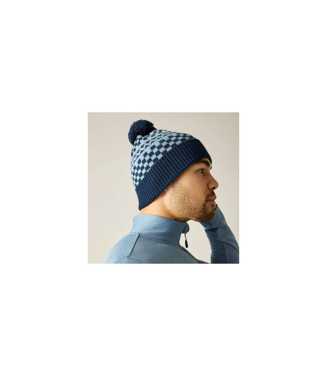 Mens Pom Pom Bobble Hat Navy Dare 2B-1