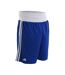 Short De Boxe Motif/style 3 Rayures Homme Bleu Adidas-1