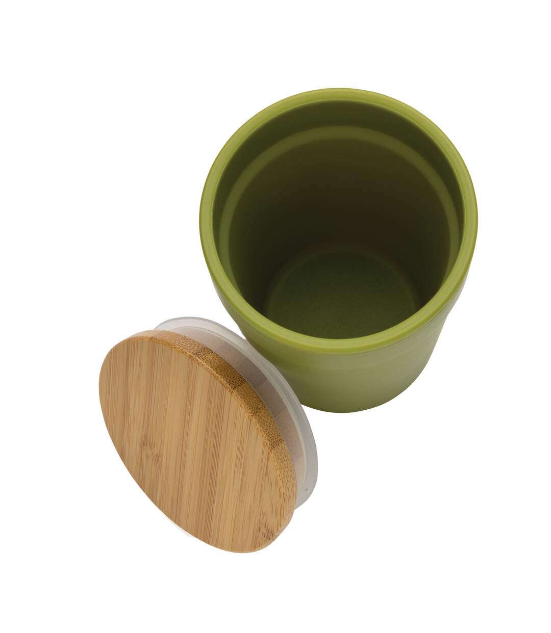 Bamboo recycled 300ml travel mug one size green XD Collection-3