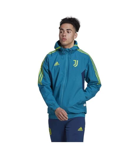 Veste homme bleu sarcelle Adidas