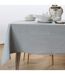 Nappe de Table Uni Lina 140x240cm Gris-2
