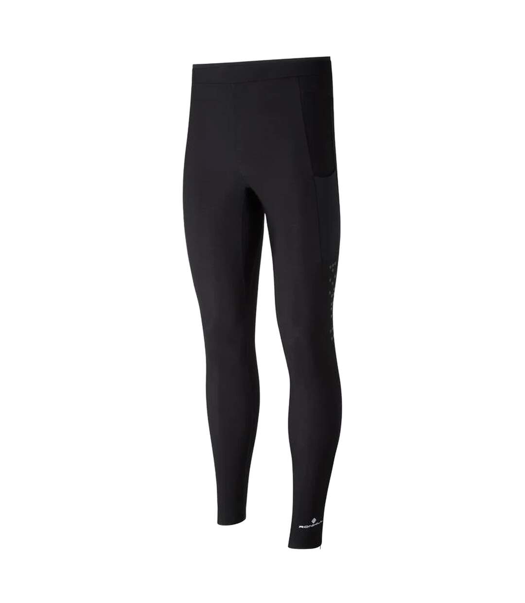 Mens Tech Tight Winter Thermal Bottoms Black Ronhill-1