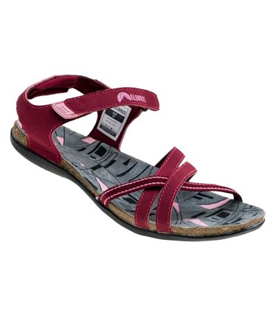 Sandales Lavera Femme Bordeaux Gris Foncé Elbrus