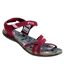 Sandales Lavera Femme Bordeaux Gris Foncé Elbrus-1
