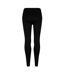 Womens/ladies High Rise Running Tights Black On Running-2