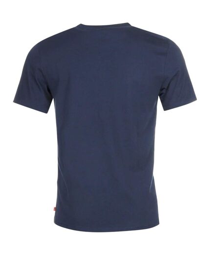Mens Batwing Logo T-shirt Navy Red Levis