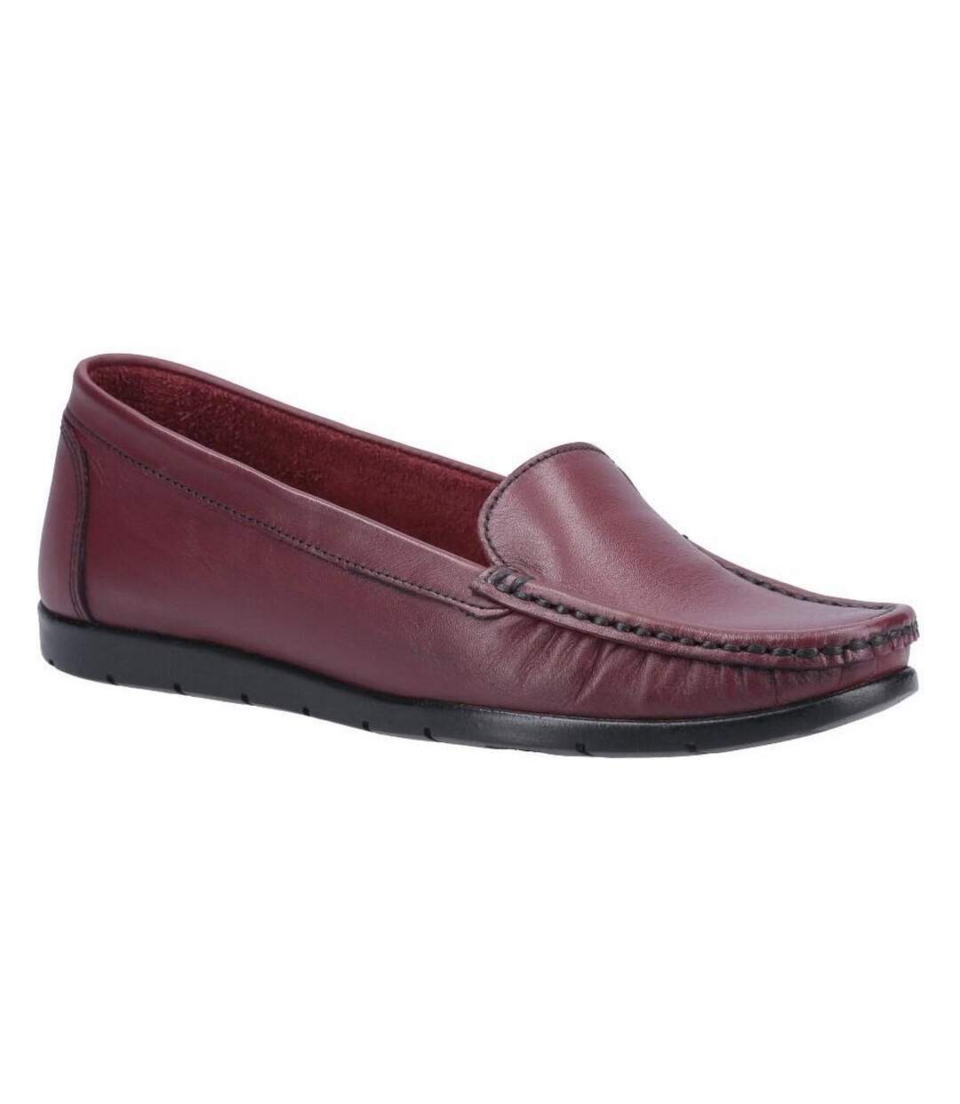 Mocassins tiggy femme bordeaux Fleet & Foster