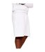 Casual Classics Mens Blended Core Ringspun Cotton Tall Oversized Shorts (White) - UTAB591