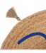 Tapis Déco à Pompons Soleya 80cm Naturel-2
