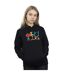 Disney - Sweat à capuche MICKEY MOUSE FRIENDS HEY - Femme (Noir) - UTBI11009-2