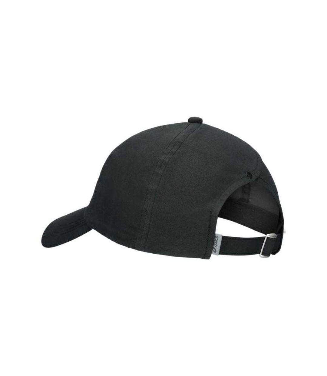 Casquette De Baseball Motif/style Logo Brodé Essential Noir Asics-2