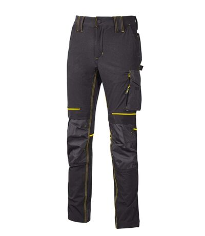 Pantalon Atom - Homme - UPPE145 - noir carbon et jaune