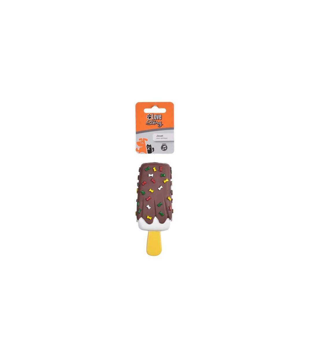Jouet pour Chien Glace 15cm Marron-3