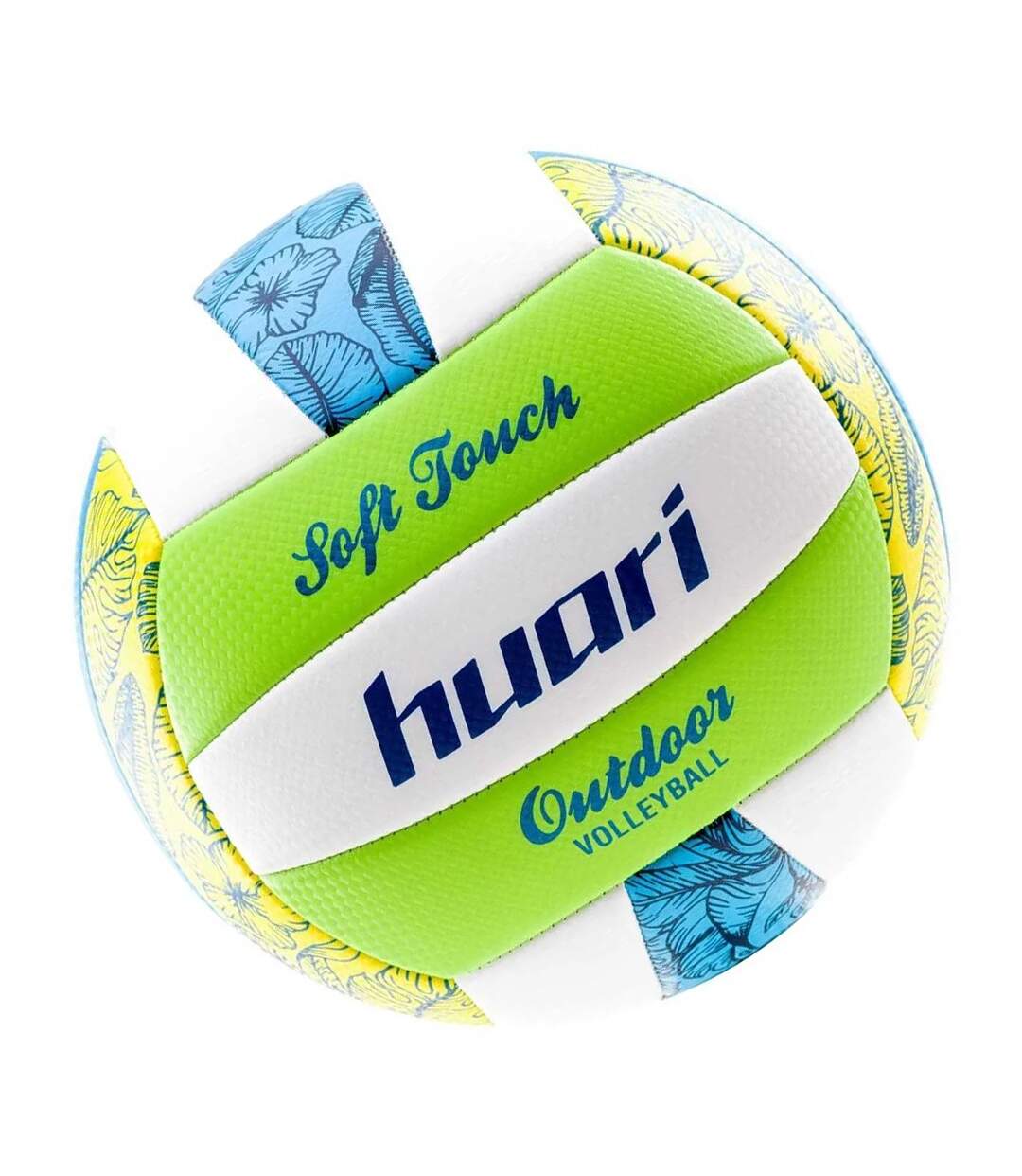 Ballon De Volley-ball Palmis Taille 5 Blanc Turquoise Clair Jaune Vif Jaune Huari-2