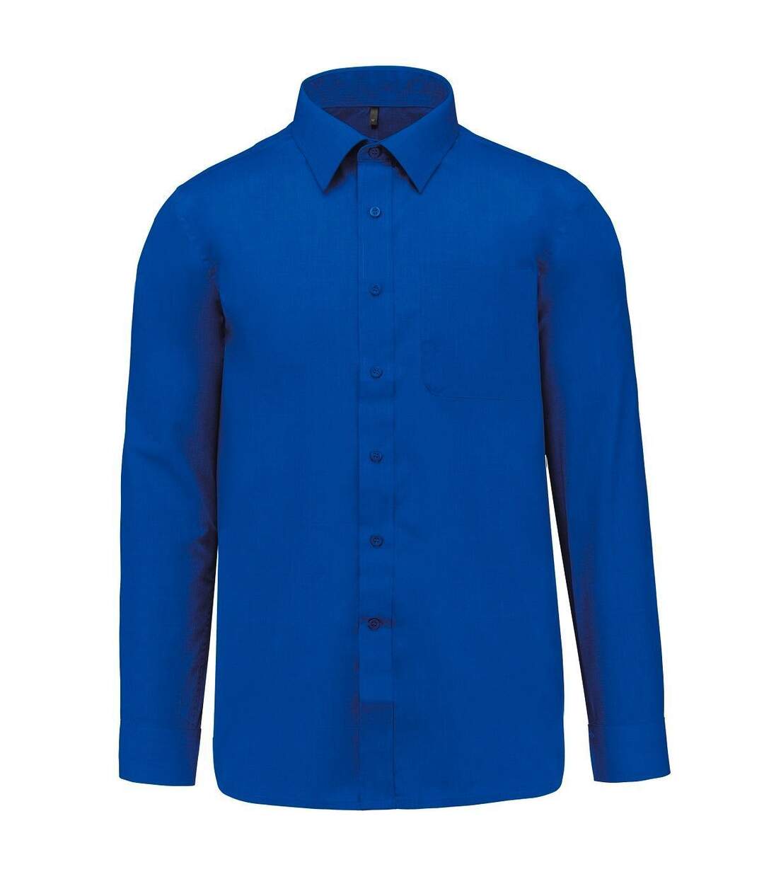 Chemise popeline manches longues - Homme - K545 - bleu roi-1