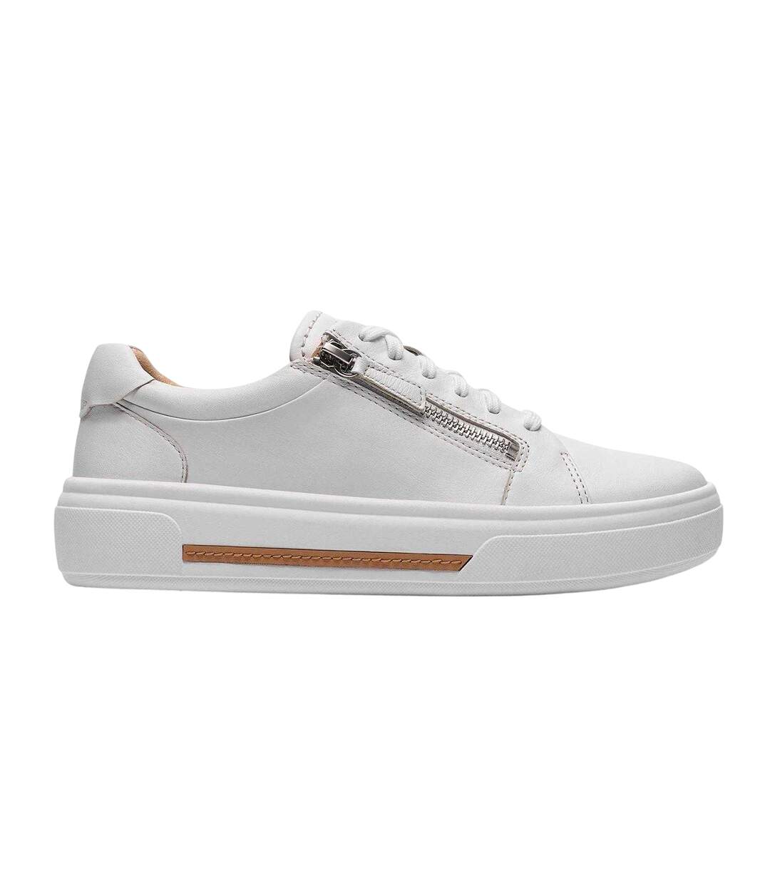 Baskets Hollyrose Femme Blanc Clarks-1
