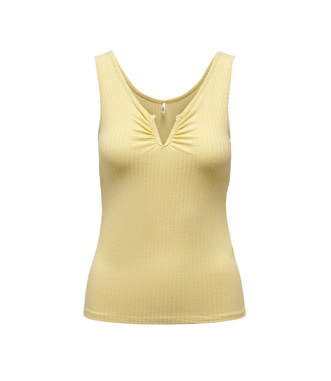 Débardeur Jaune Femme JDY Fransiska-1