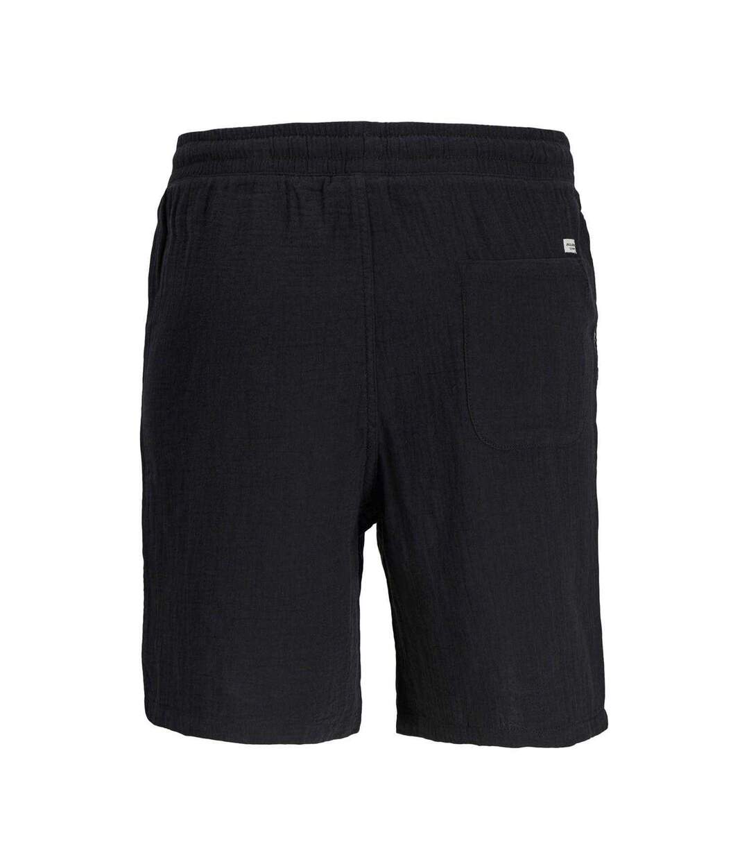 Short De Jogging Motif/style Texturé Homme Noir Jack And Jones-2