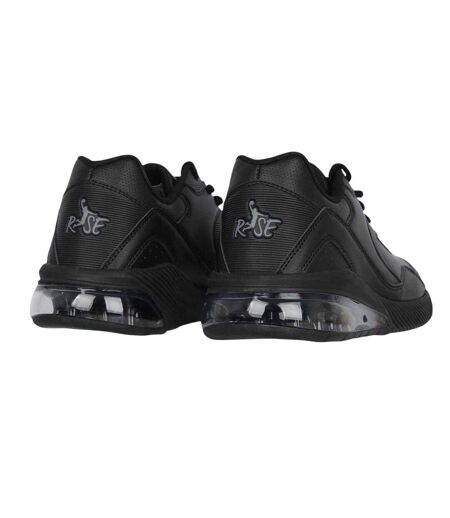 Mens Air Cushioned Basketball Shoes Black Rise