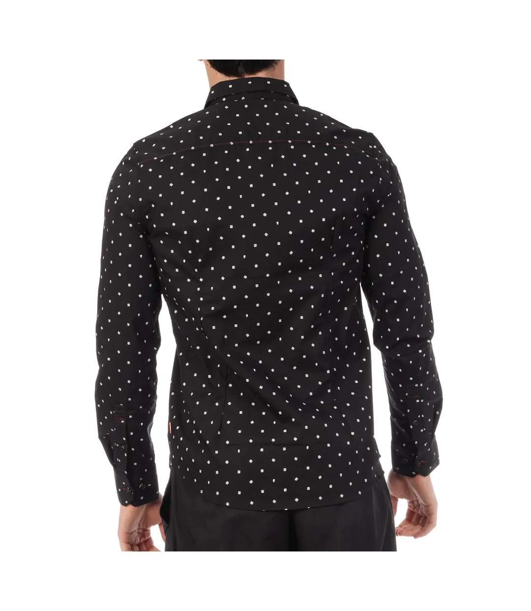 Chemise noir homme kaporal beliz-2